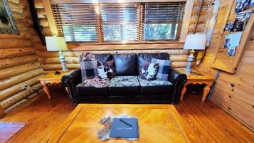 Cabana, 1 quarto | Área de estar