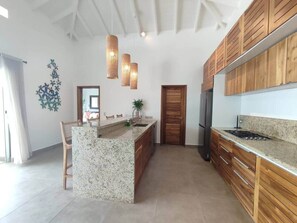 Fridge, microwave, oven, stovetop - Villa Yan, close to the beaches and the village (Las Terrenas)