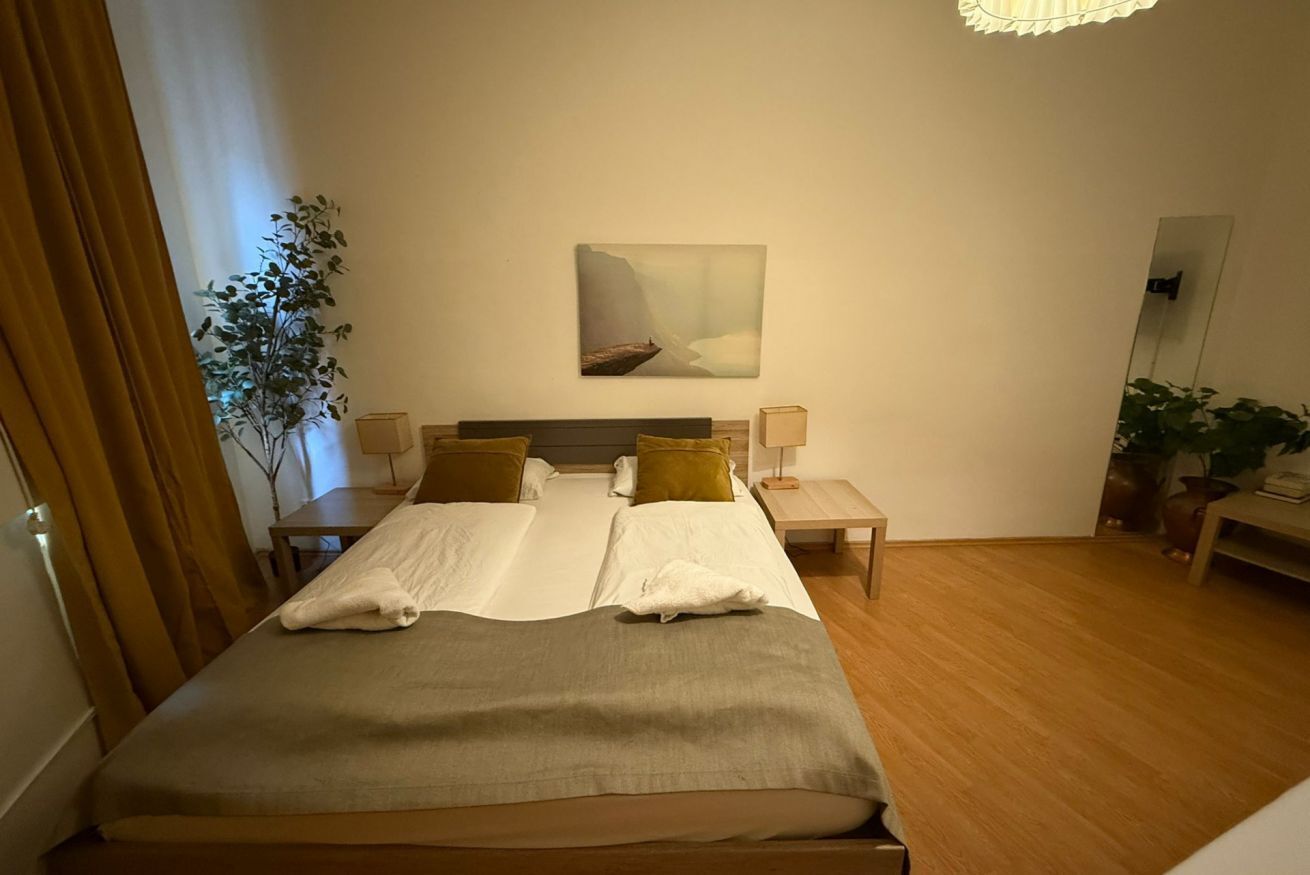 1 makuuhuone, silitysrauta/-lauta, Wi-Fi, vuodevaatteet