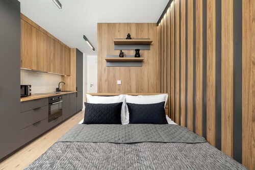 Leszka Czarnego 15 Rzeszów | Air-conditioned Studio for Two | Business Trip | Remote Working
