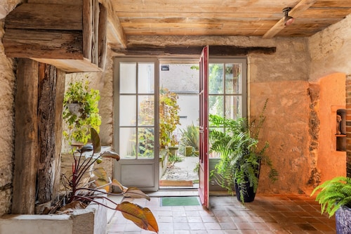 Holiday Home "Le Troglogite Ambraline" with Private Terrace, Private Garden, and Air Conditioning