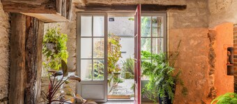 Holiday Home "Le Troglogite Ambraline" with Private Terrace, Private Garden, and Air Conditioning