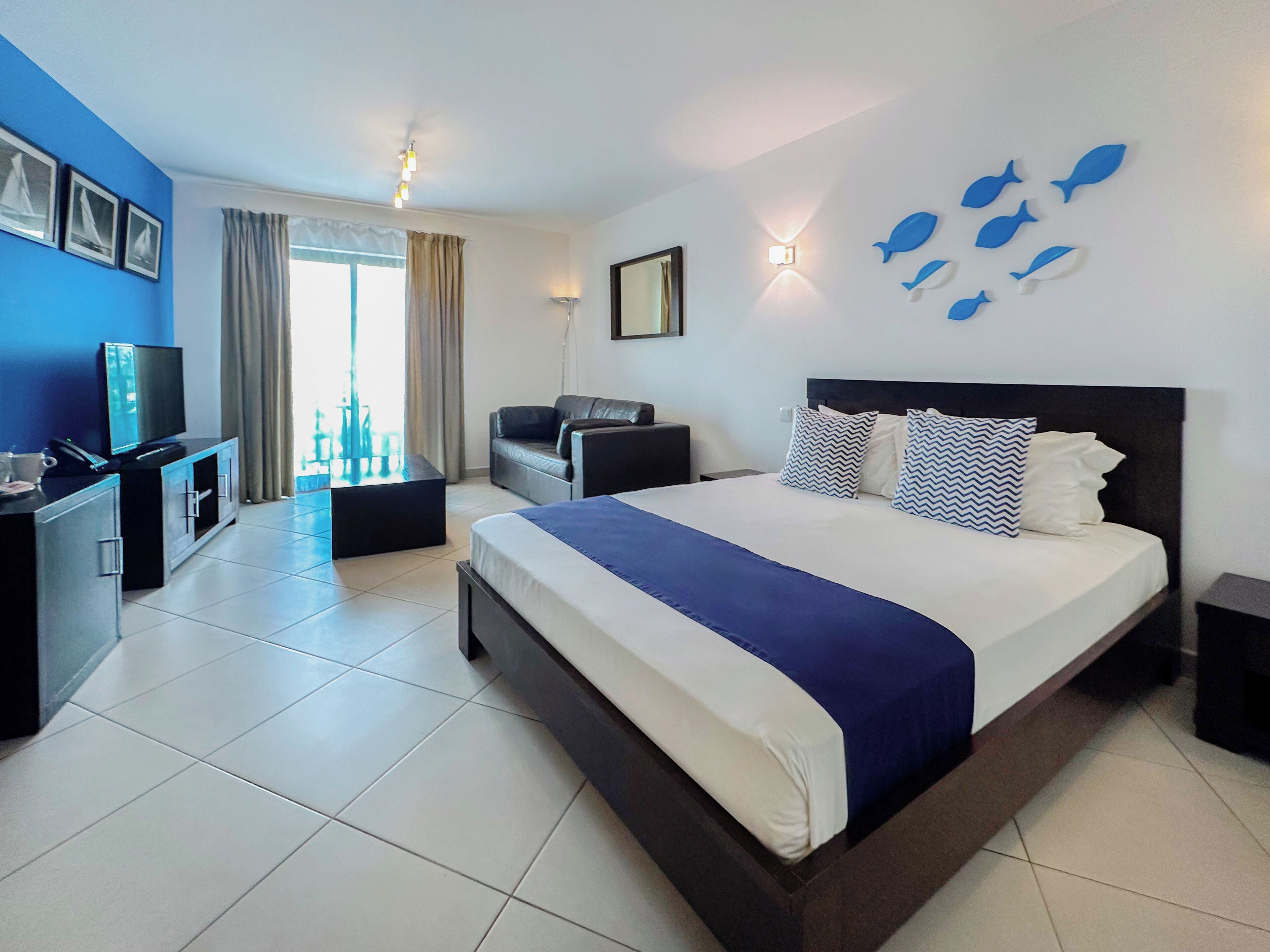 Minibar, in-room safe, desk, blackout drapes