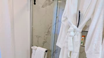 Towels, soap, toilet paper