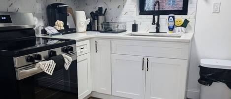 Microwave, oven, stovetop