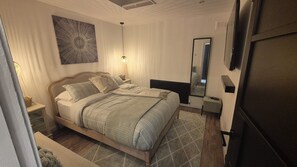 1 soverom, strykejern/-brett, reiseseng for barn og wi-fi (inkludert)