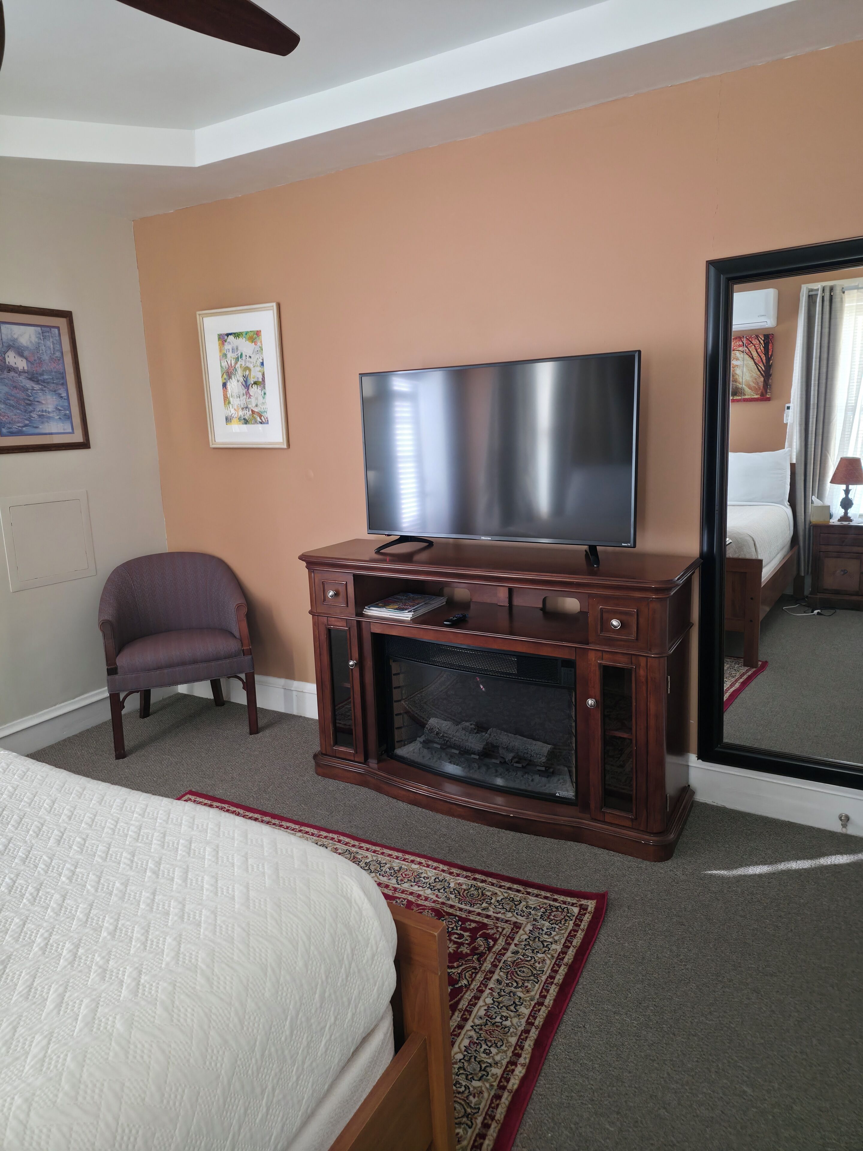 1 soverom, strykejern/-brett, wi-fi og sengetøy