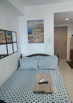 Condo, 1 Bedroom, Accessible, Private Pool | 1 bedroom - Nix Staycation Mplace Tower B 17th Floor (Quezon City)