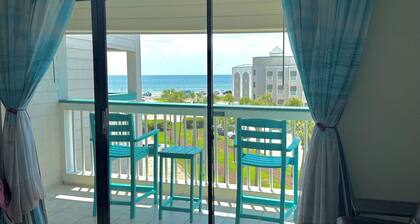 Beautiful Galveston oceanfront, ocean views and heated pools.