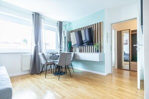 Living area - Just 9 min to City Center via Metro 1BR+1LR Apt. (Vienna)