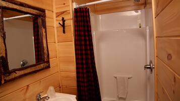 Towels, soap, shampoo, toilet paper