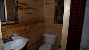 Towels, soap, shampoo, toilet paper