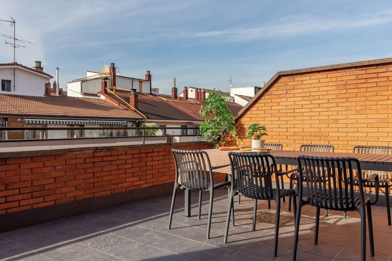 屋外ダイニングエリア