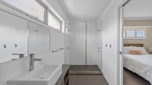 Shower, hair dryer