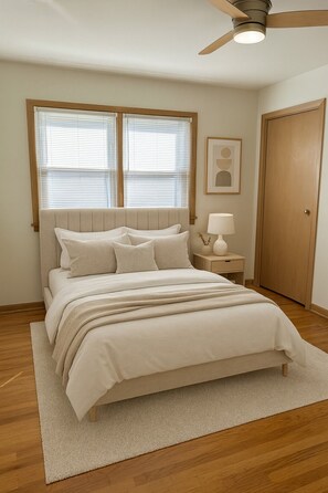 3 bedrooms, iron/ironing board, free WiFi