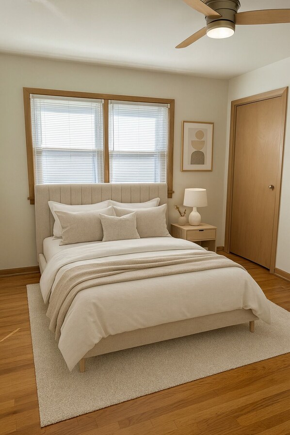 3 bedrooms, iron/ironing board, free WiFi