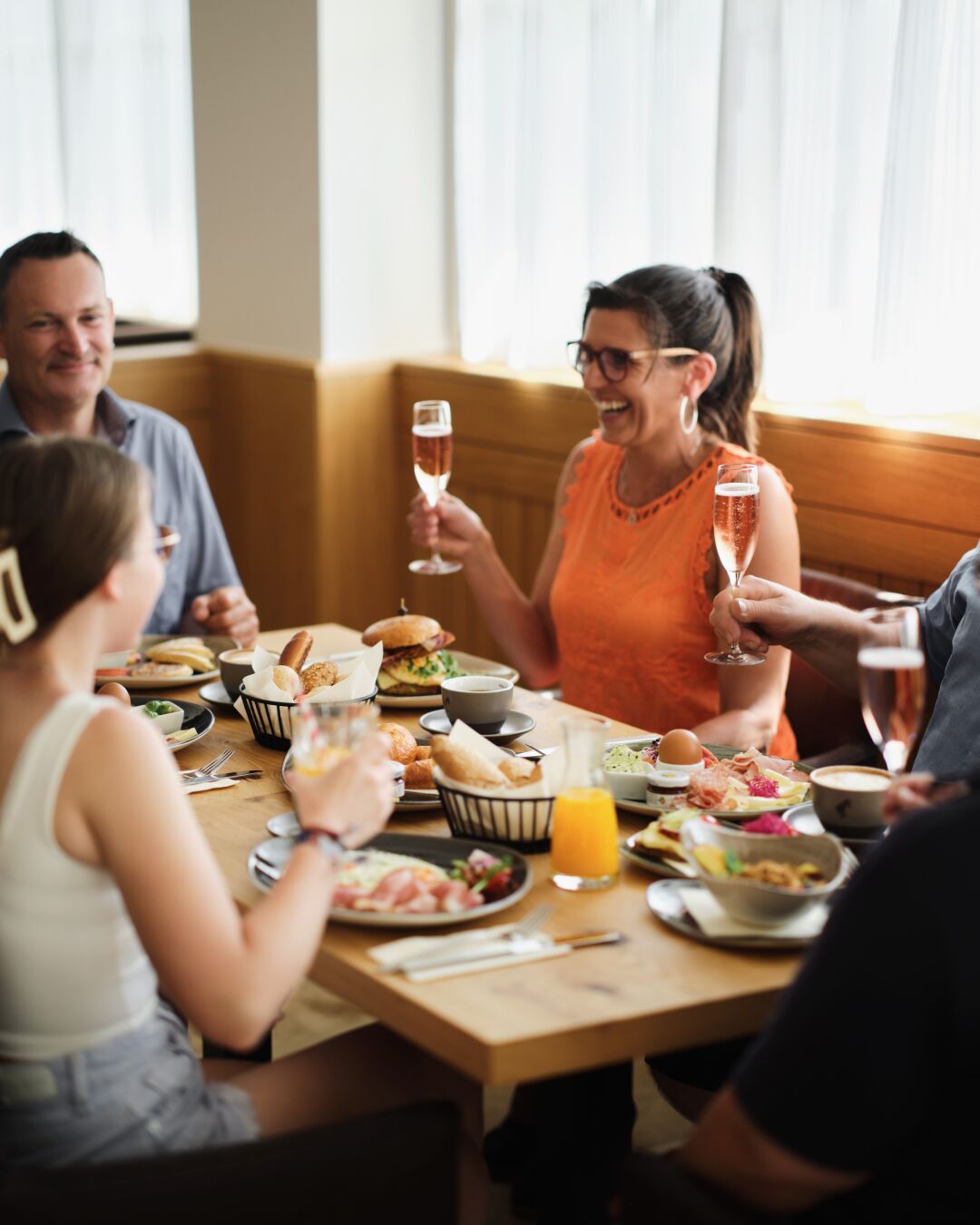 Daily cooked-to-order breakfast for a fee