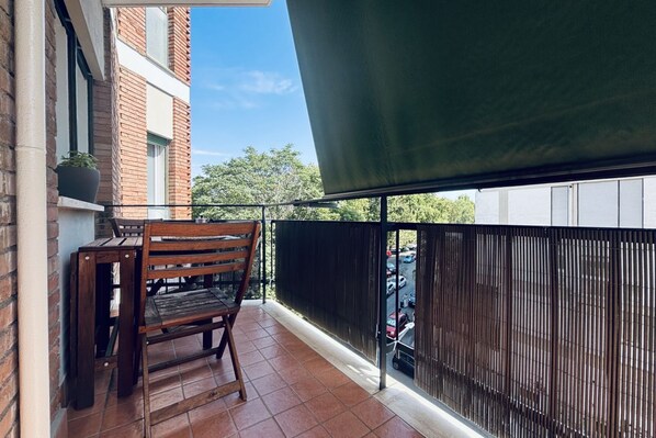 屋外ダイニングエリア