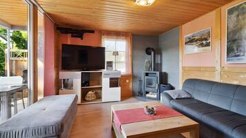 TV, fireplace, stereo