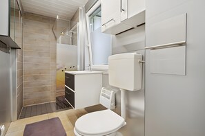 Shower, hair dryer