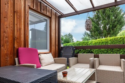 Holiday Home 'Ferienhaus 36' with Private Terrace, Shared Garden and Wi-Fi