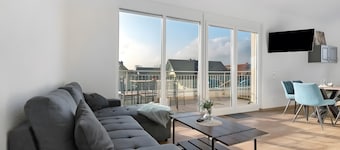 Apartamentos “White House – App 4 y 5” con terraza privada, balcón y wifi