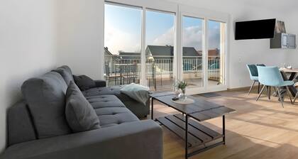 Apartments „White House – App 4 und 5“ mit privater Terrasse, Balkon und WLAN