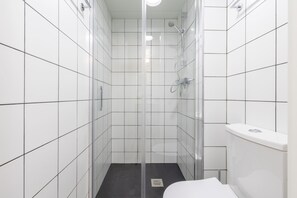 Kahden hengen huone, 2 yhden hengen sänkyä | Kylpyhuone | Suihku, pyyhkeet