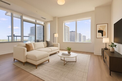 2 Bedroom Modern, Cozy and Luxury Living w/ Gym, Track, Theatre. Pet-Friendly!