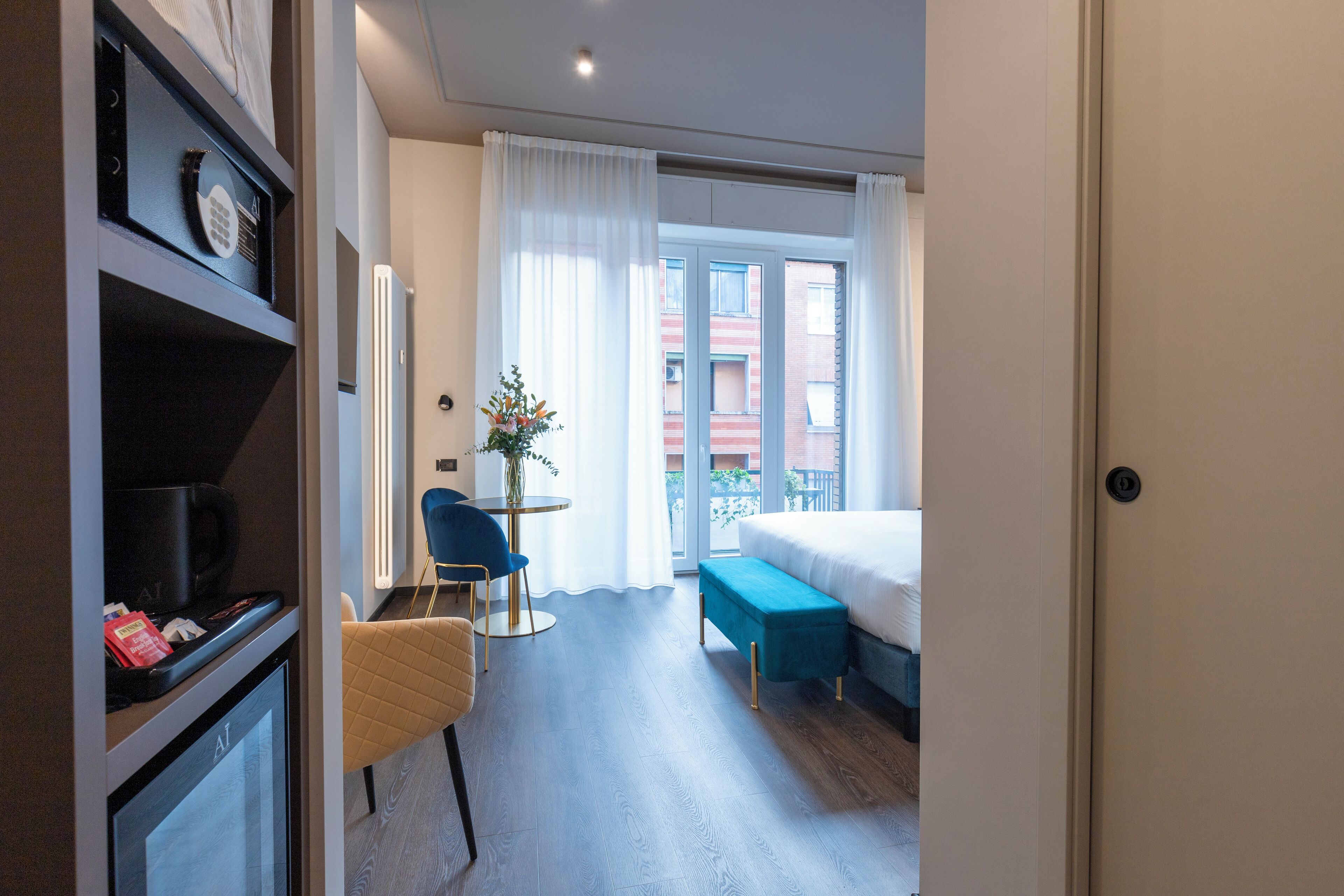 Chambre Supérieure Double ou avec lits jumeaux, vue ville | Draps en coton égyptien, literie de qualité supérieure