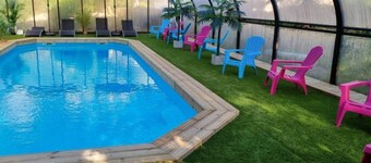 Chalet 7 - 8P-Pool -100m Black Frame