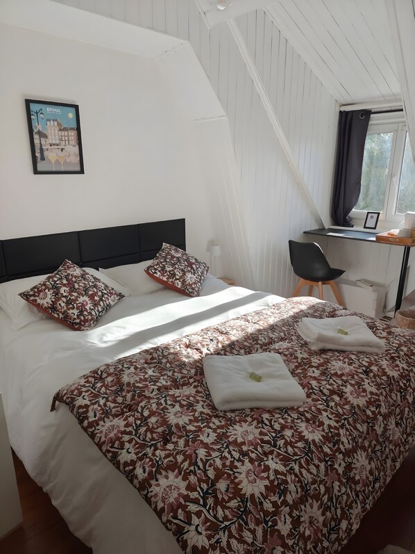 1 chambre, Wi-Fi, draps fournis