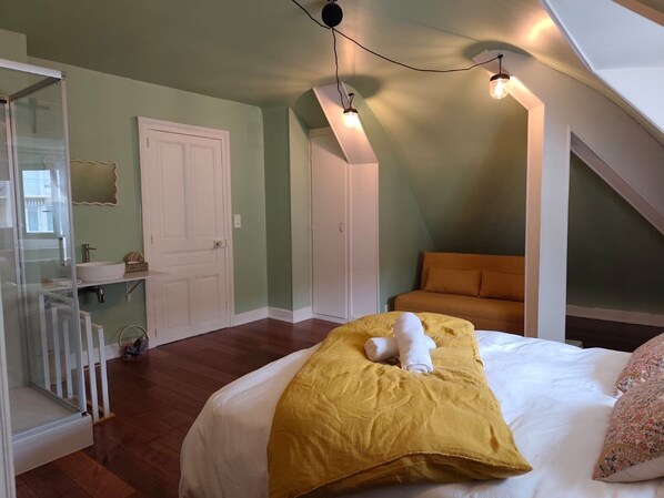 1 chambre, Wi-Fi, draps fournis