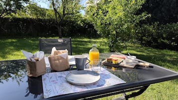 Opções para refeição ao ar livre