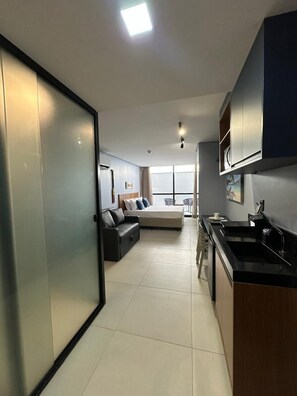 Studio | Blackout drapes, iron/ironing board, free WiFi - Alta Garden 03 (João Pessoa)