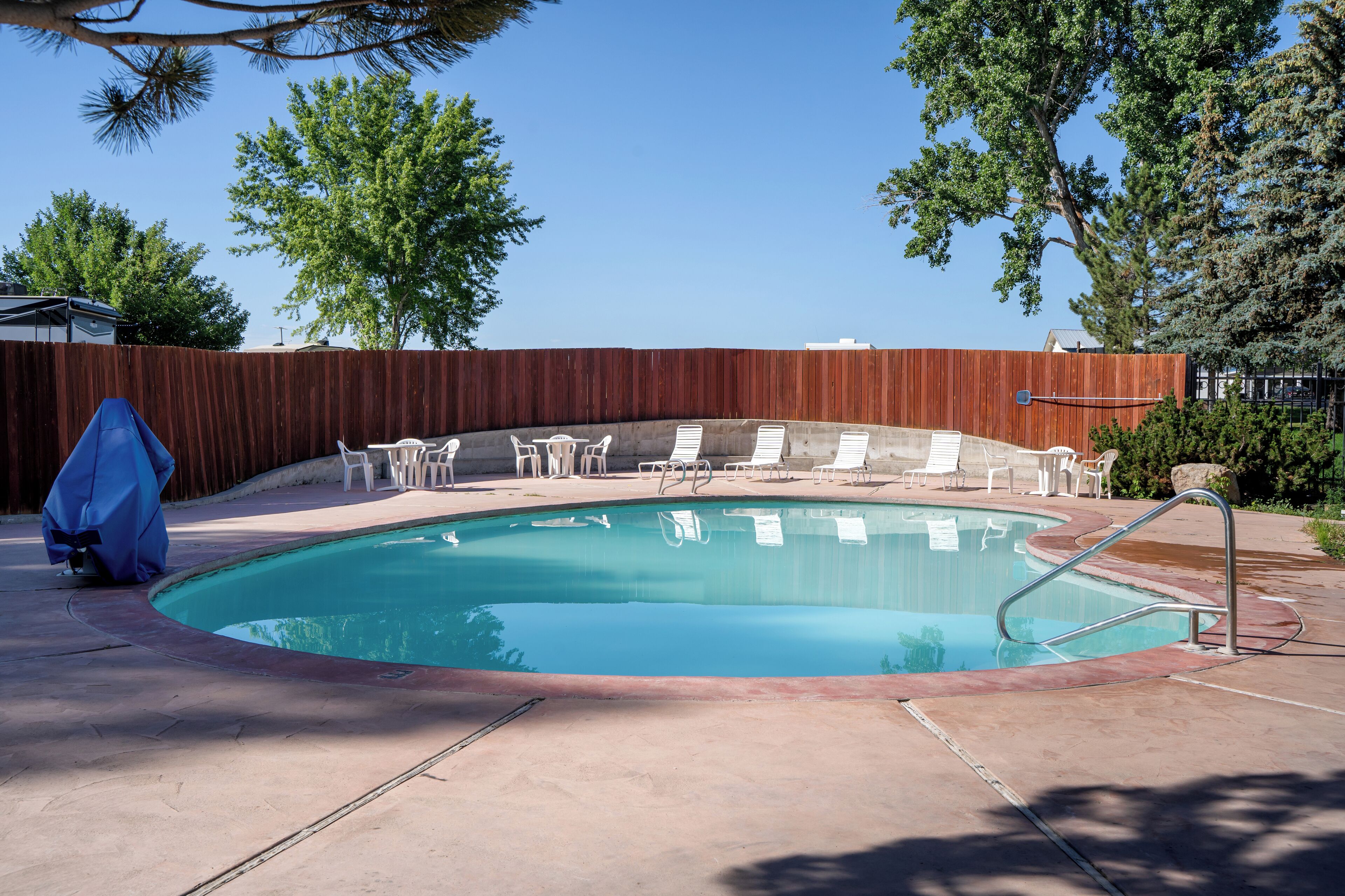 Alberca al aire libre por temporada 