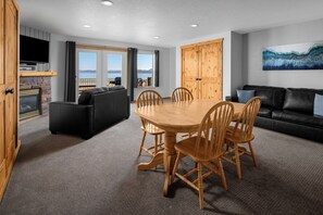 Beach Hotel- Superior Suite (Sleeps 6) | Living area | Flat-screen TV