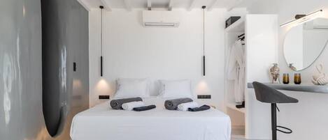 Deluxe-suite - havudsigt | Pengeskab på værelset, gratis Wi-Fi