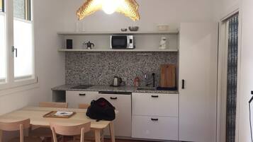 KĂŒhlschrank, Mikrowelle, Herdplatte, GeschirrspĂŒler