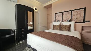 1 dormitorio, tabla de planchar con plancha, cuna de viaje y wifi gratis
