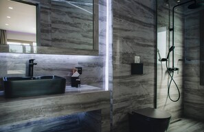 Shower, hair dryer, towels - Mat Luxury Villa - Three Bedroom Villa, Sleeps 6 (Zakynthos)