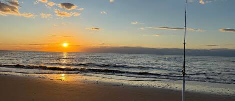 Ligstoelen, strandlakens