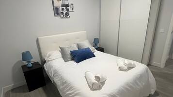 2 habitaciones y ropa de cama