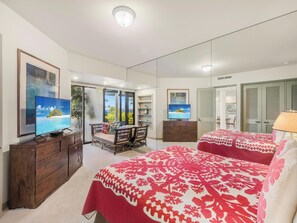 1 habitación, tabla de planchar con plancha, cuna de viaje y wifi