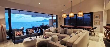 TV, fireplace, video games, DVD player