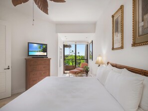 2 bedrooms, iron/ironing board, WiFi, bed sheets - Ocean + Golf Course Views | Mauna Lani Point E205 - Managed by CoralTree (Kamuela)