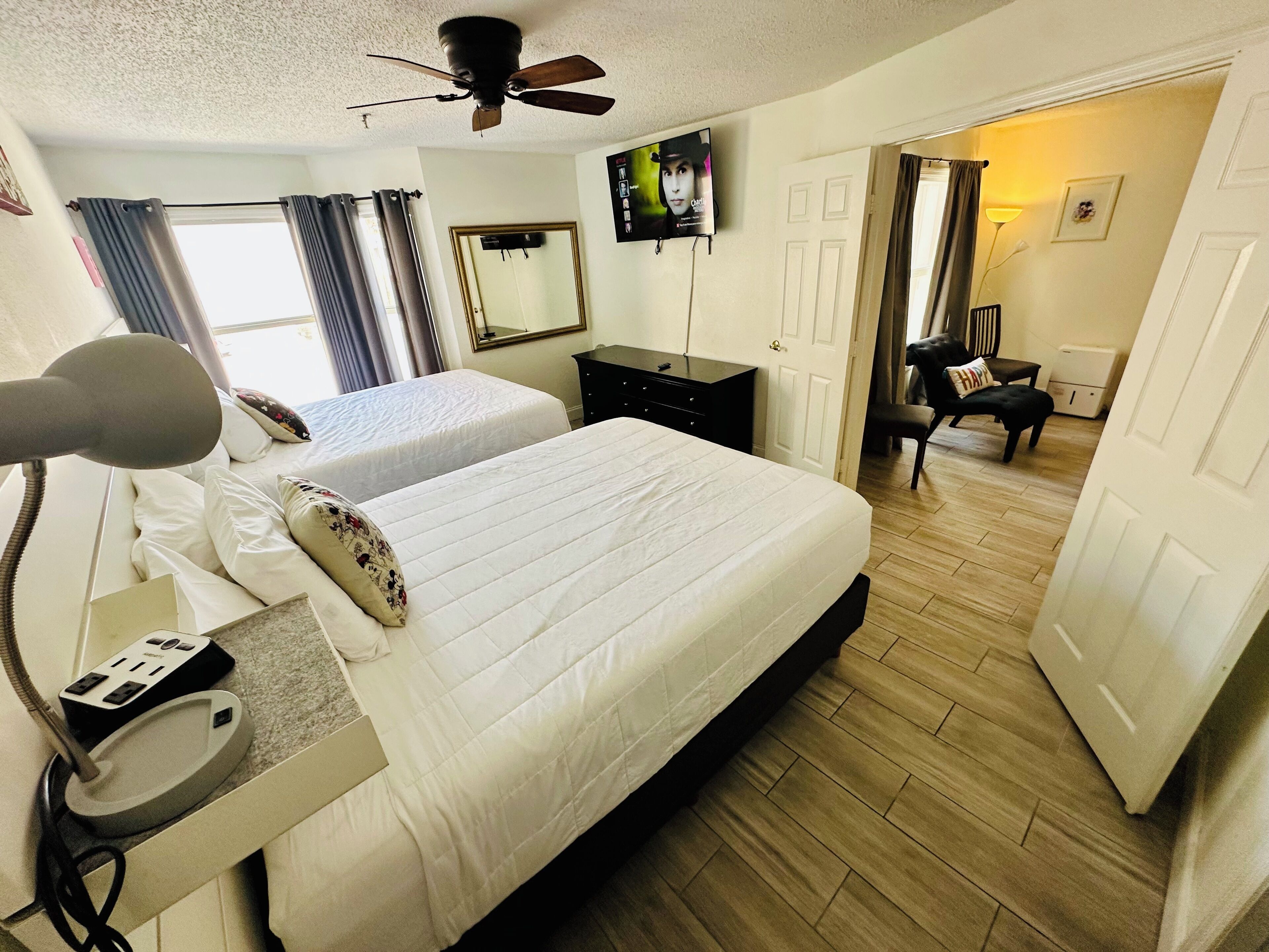 1 chambre, fer et planche à repasser, Wi-Fi, draps fournis