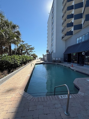 Indoor pool, outdoor pool