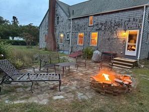 Terrace/patio - Pet-Friendly Cape Escape w/ Firepit & Beach Access (Harwich)