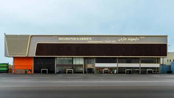 Voorkant van accommodatie